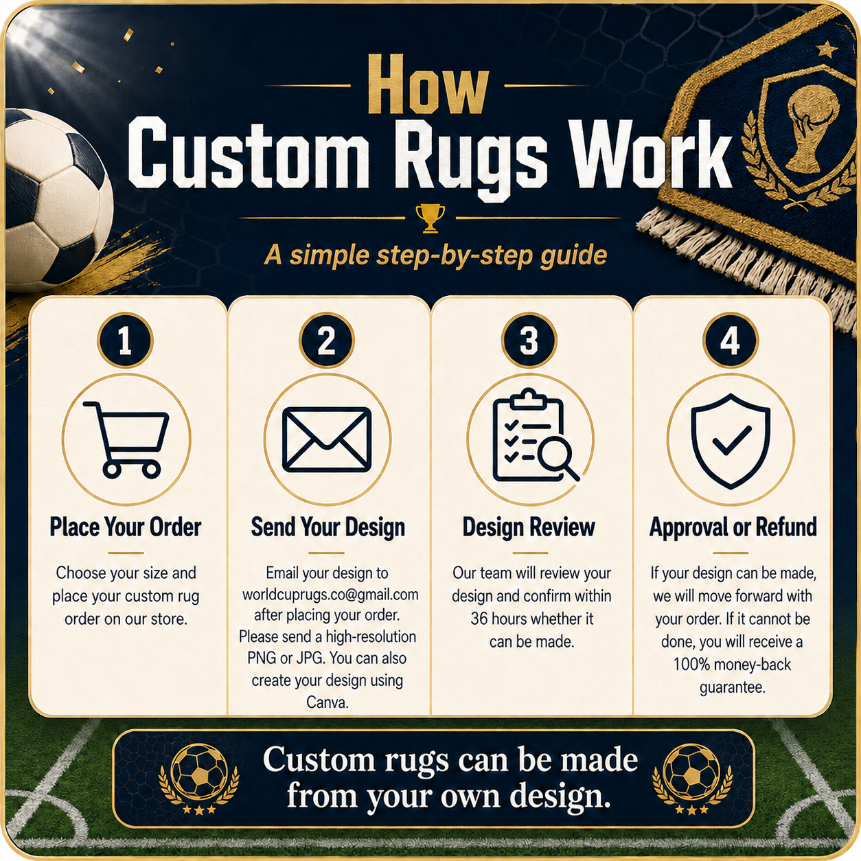 World Cup rug (Pre-Orders Only)